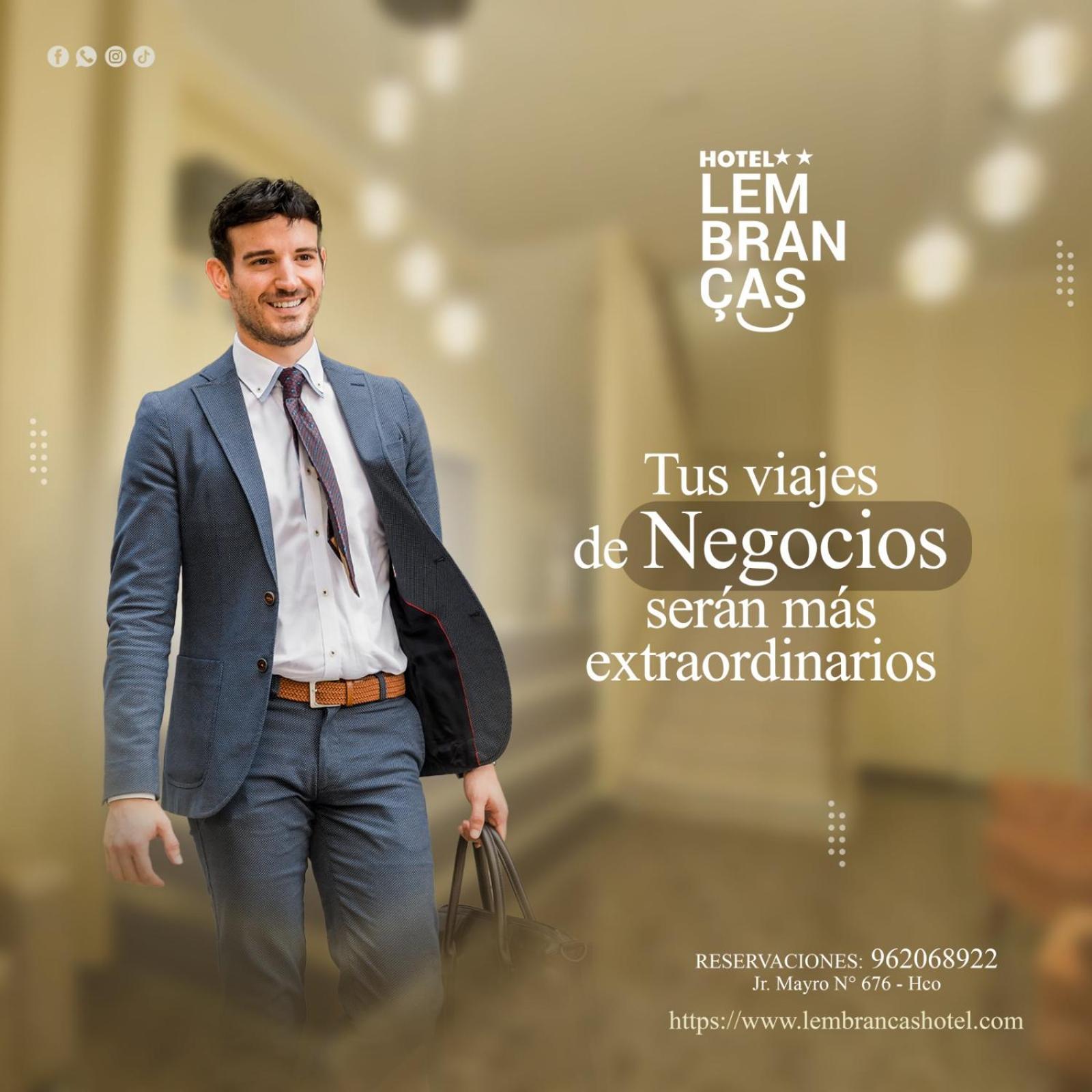 Lembrancas Hotel Huánuco Kültér fotó